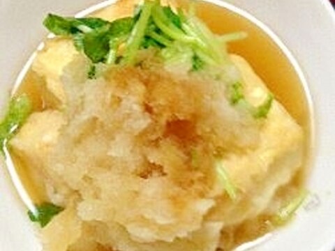 揚げだし豆腐と揚げだしタケノコ【居酒屋メニュー】